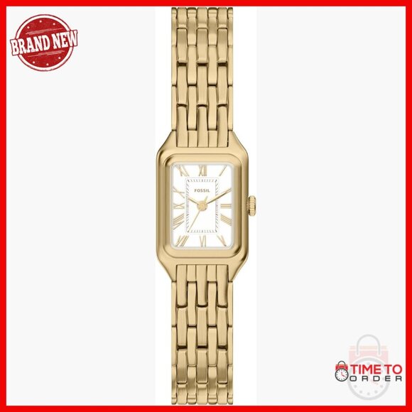 Stainless Steel Quartz Watch with Date Display, 23mm Rectangular Case main image 7